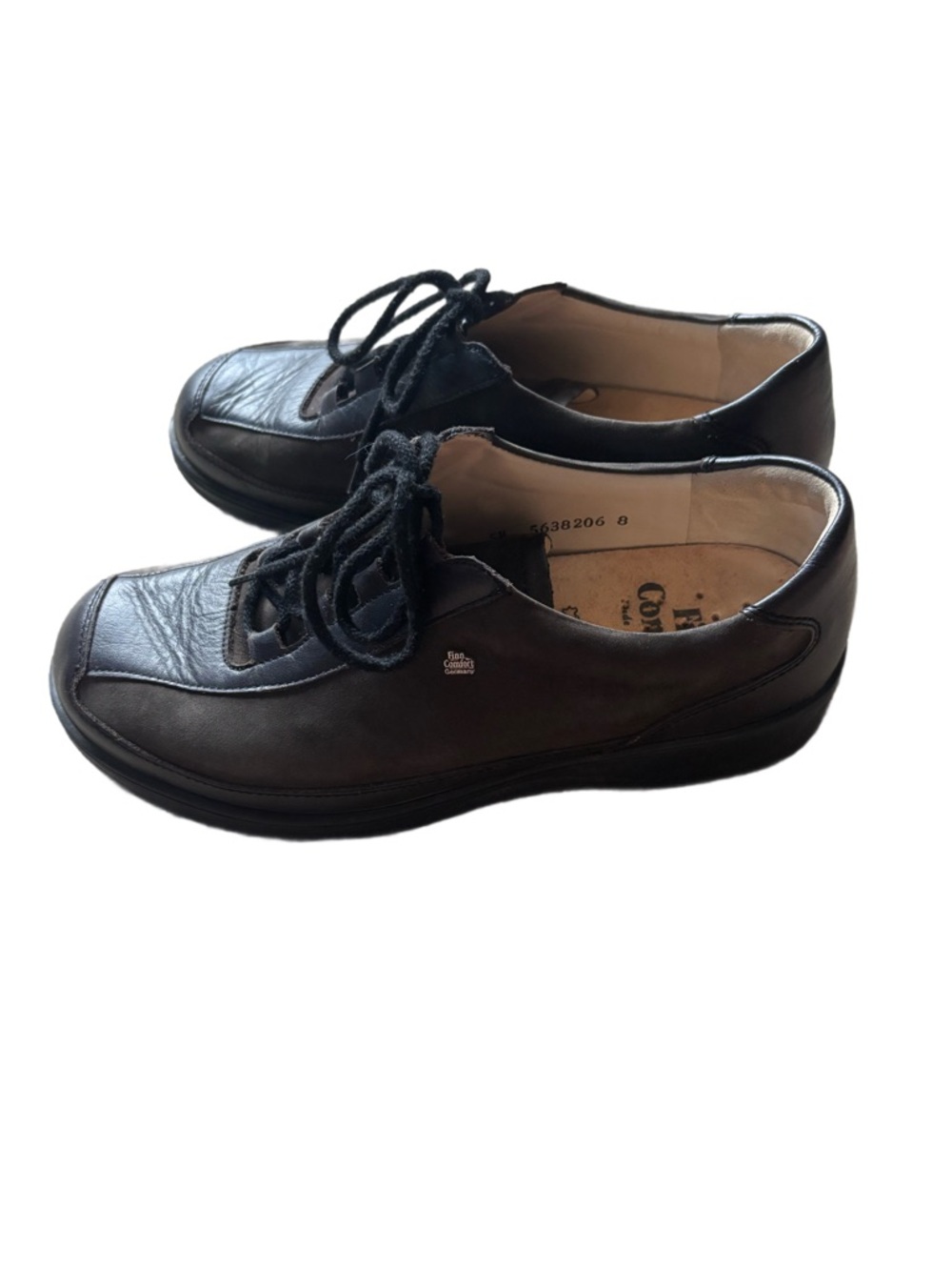 Finn Comfort Germany Brown Leather Suede Lace-up Oxford Shoes - UK5 1/2  8 US